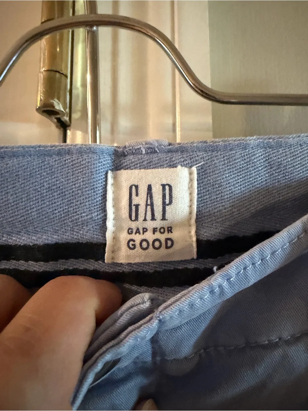 GAP Light Blue Girlfriend Chino Pants